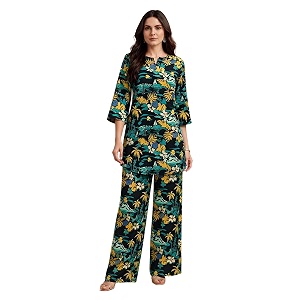NAINVISH Ethnic Cotton Blend Co Ord Set