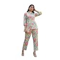 NAINVISH Ethnic Cotton Blend Co Ord Set