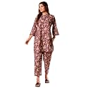 NAINVISH Ethnic Cotton Blend Co Ord Set