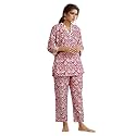 NAINVISH Women Rayon Blend Floral Ethnic Co-Ord