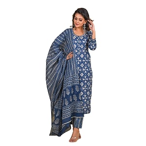 NAINVISH Rayon Kurta Set Women