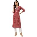 NAINVISH Women39s Cotton Blend Straight Fit Casual