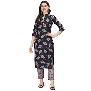 NAINVISH Womens Cotton Blend Straight Keyhole Neck