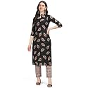 NAINVISH Women39s Cotton Blend Straight Keyhole Neck