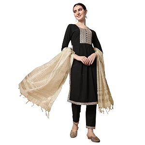 NAINVISH Womens Geometric Straight Rayon Blend V-Neck