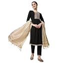 NAINVISH Women39s Geometric Straight Rayon Blend V-Neck