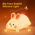 NAIRO Cute Rabbit Night Light–Touch & Color Change Soft Glow for Kids, Bedroom & Gifts Night Lamp