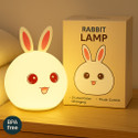 NAIRO Rabbit Face Lamp – Color Changing, Safe BPA-Free Material, Ideal for Nursery Night Lamp