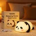 NAIRO Sleeping Panda Silicone Night Lamp BPA-Free,Ideal for Kids Room & Gifting Night Lamp