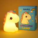 NAIRO Unicorn Night Light – 7 Colors, Tap to Glow, Safe for Baby, Kids Room, Nursery Night Lamp