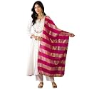 Naixa Women39s Chanderi Embroidered Flared Kurta with