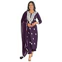 Naixa Women39s Cotton Embroidered Straight Kurta with
