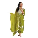 Naixa Women39s Cotton Embroidered Straight Kurta with