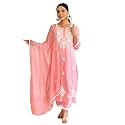 Naixa Women39s Cotton Embroidered Straight Kurta with