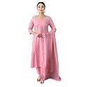 Naixa Women39s Viscose Embroidered Straight Kurta with