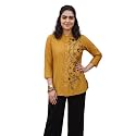 Naixa Women39s Pink Cotton Printed Straight Kurta