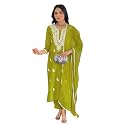 Naixa Women39s Pure Cotton Embroidered Straight Kurta