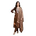 Naixa Women39s Pure Cotton Embroidered Straight Kurta