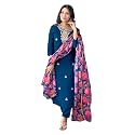 Naixa Women39s Rayon Embroidered and Printed Straight