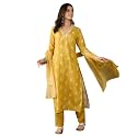 Naixa Women39s Lemon Rayon Blend Embroidered and