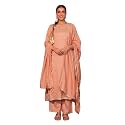 Naixa Women39s Vichitra Silk Embroidered A-Line Kurta