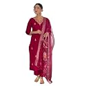 Naixa Women39s Viscose Embroidered Straight Kurta with