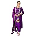 Naixa Women39s Viscose Embroidered Straight Kurta with