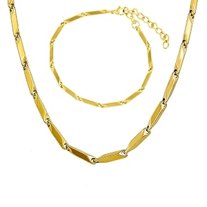 nakabh stainless steel rice chain necklace for men and boys