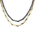Nakabh Stainless Steel Rice Chain Necklace for Men and Boys