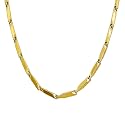Nakabh Stainless Steel Rice Chain Necklace for Men and Boys