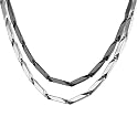 Nakabh Stainless Steel Rice Chain Necklace for Men and Boys