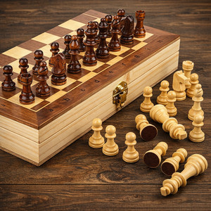 nakashi wooden folding chess 1212 inch  wooden chess pieces  30 cm chess board