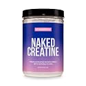 NAKED Creatine - Strawberry Flavored Creatine Monohydrate - Real Strawberry Powder, No Additives, Muscle Growth, Vegan, Non-GMO, Gluten Free, Soy Free - 90 Servings