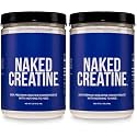 NAKED Pure Micronized Creatine Monohydrate – 200 Servings, 1,000g Bulk – NSF Certified, Vegan, Non-GMO, Gluten &amp; Soy Free - Muscle Building, Strength Training, Gym &amp; Fitness Supplement (Pack of 2)