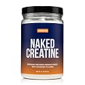 NAKED Pure Micronized Orange Creatine Monohydrate - 36 Servings - 500 Grams, 1.1Lb Bulk, Vegan, Non-GMO, Gluten Free, Soy Free. Aid Strength Gains, No Additives
