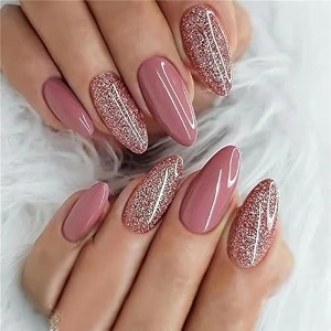 nakhi 24 reusable artificial fake nail set  lightweight amp long lasting quick fix for festivals amp special occasions w916
