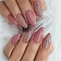 Nakhi 24 Reusable Artificial Fake Nail Set | Lightweight &amp; Long Lasting| Quick Fix For Festivals &amp; Special Occasions (W916)