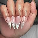 Nakhi 24 Reusable Artificial Fake Nail Set | Lightweight &amp; Long Lasting| Quick Fix For Festivals &amp; Special Occasions (Jp3229)