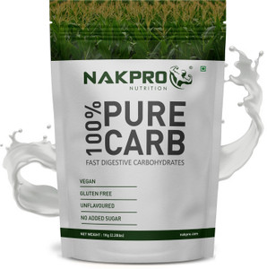 nakpro 100 pure carb  high calorie carbohydrate  fast digesting supplement powder  weight gainersmass gainers 1 kg unflavored