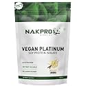 NAKPRO NUTRITION 100% Soy Protein Isolate | Vanilla - 2kg (1kg*2) | 27.87g Protein |Plant Based Protein Powder