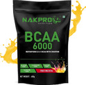 Nakpro BCAA 6000 | Instantized 2:1:1 BCAA | helps in High Intensity Training / Workout| BCAA (400 g, Fruit Mocktail)
