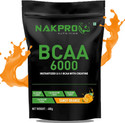 Nakpro BCAA 6000 | Instantized 2:1:1 BCAA | helps in High Intensity Training / Workout| BCAA