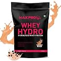 NAKPRO HYDRO Whey Protein Hydrolyzed | 24.89g Protein, 5.45g BCAA | Easy Mixing, Low Carbs, Easy Digesting Whey Protein Supplement Powder for Men, Women &amp; Athletes | 1 Kg (Coffee)