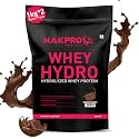 NAKPRO NUTRITION HYDRO Whey Protein Hydrolyzed | 26.4g Protein | 2 Kg Chocolate