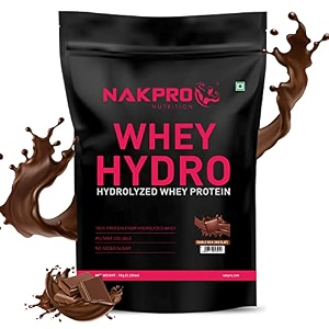 nakpro nutrition hydro whey protein hydrolyzed  264g protein  1 kg doublerich-chocolate