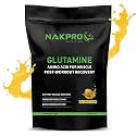 Nakpro L-Glutamine Powder | 4g Glutamine Per Serving, 50 Servings | Post Workout Amino Acid Supplement for Muscle Growth and Recovery (Fruit Punch, 250g)