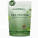 NAKPRO NUTRITION Pea Protein Isolate | 2 kg Chocolate | 26g Protein | Plant Based Protein Powder