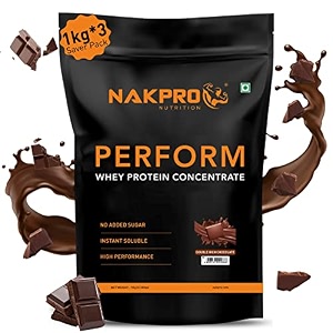 nakpro perform mass gainer  high protein amp high calorie  easy mixing easy digesting mass gainer powder for men amp women  3 kg double rich chocolate flavour