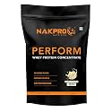 NAKPRO NUTRITION Perform Whey Protein Concentrate | 500g Vanilla | 24g Protein, Trustified Certified