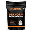 NAKPRO NUTRITION Perform Whey Protein Concentrate | 500g Chocolate-Cream | 24g Protein, Trustified Certified